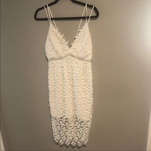 Bardot White lace dress